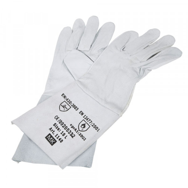 TIG welding glove with 15cm split cuff